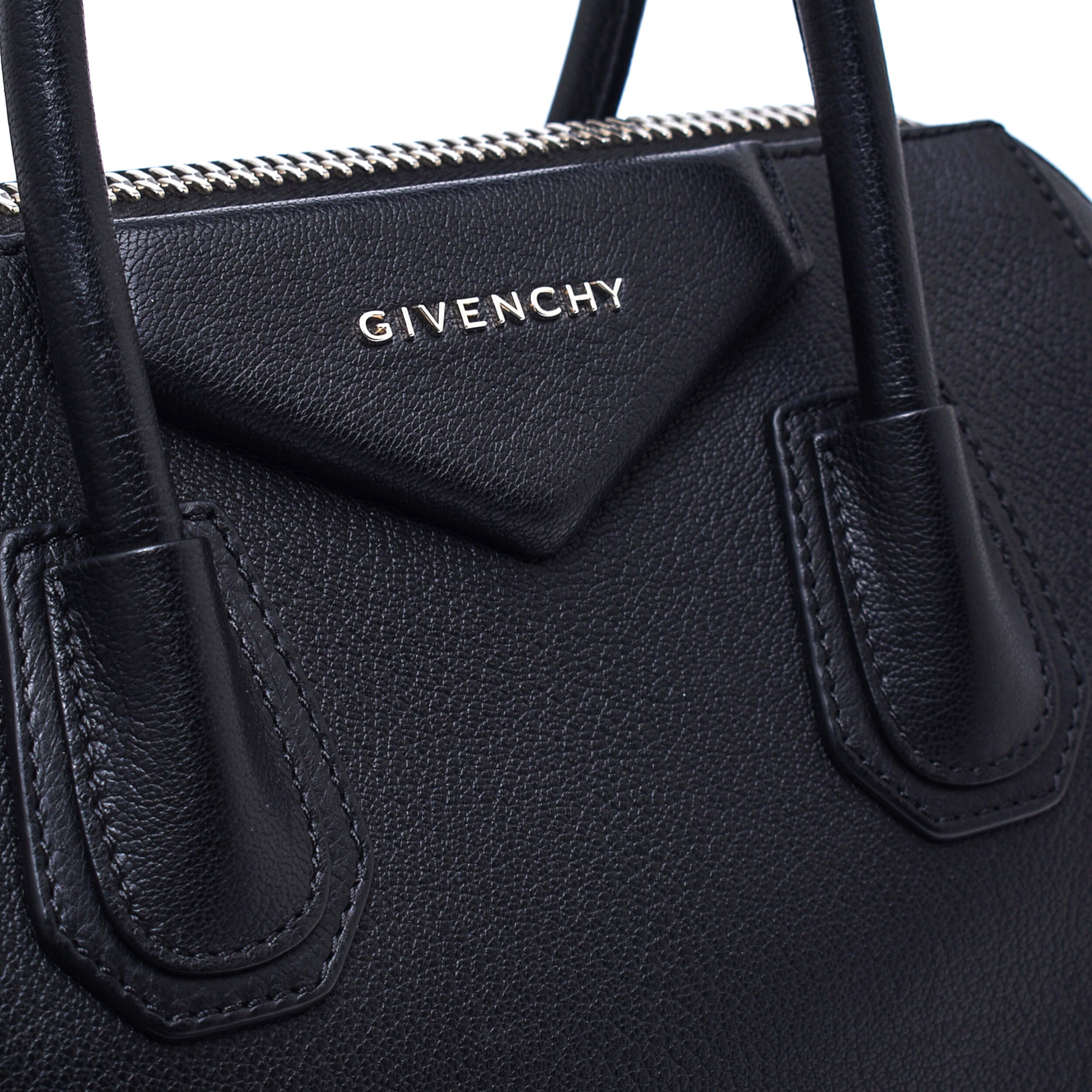 Givenchy - Black Leather Small Antigona Bag